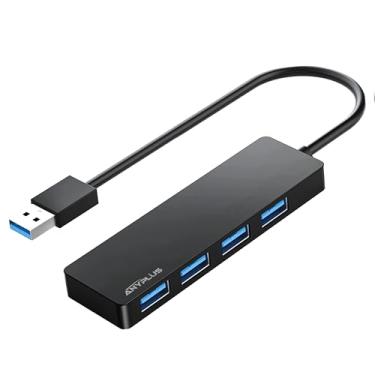 Imagem de ANYPLUS Hub USB 3.0 de 4 Portas, Adaptador Divisor USB Multiportas, Extensor USB Portátil de 0,2 m, Compatível com Laptop, PC, MacBook, iMac, Surface Pro, Mac Pro, Flash Drive, XPS, Mouse, HDD