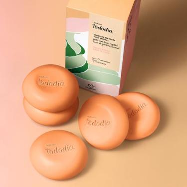 Imagem de Caixa de Sabonete barra Natura Todo dia manga rosa e água de coco- 5 u