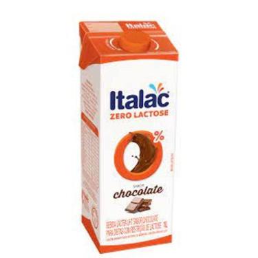 Imagem de Bebida lactea uht  sabor chocolate zero lactose 1l - ITALAC, Chocolate