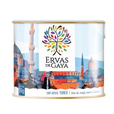 Imagem de Chá misto lata Turco 50G - ERVAS DE GAYA