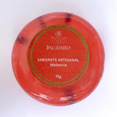 Imagem de Sabonete Artesanal Frutal Redondo 75g (Melancia)