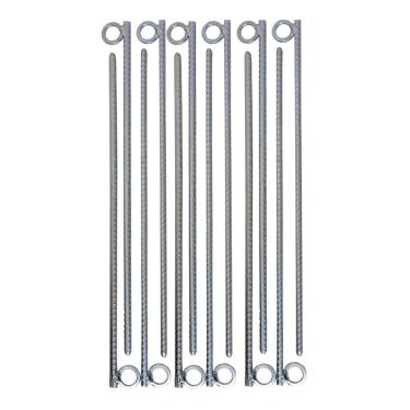 Imagem de ESTACA P/JARDINAGEM 50 cm 12 UNIDADES AÇO CA-50 (6mm)