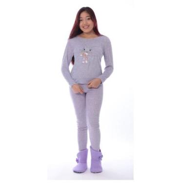 Imagem de Pijama De Inverno Plush Classic Infantil E Juvenil Lindo - VICTORY, Li