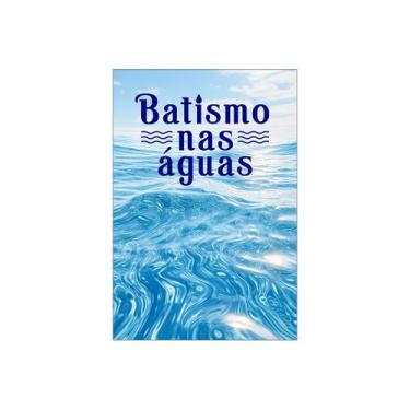 Imagem de Painel De Festa Vertical 1,50 x 2,20 - Batismo nas Águas Azul Cristali
