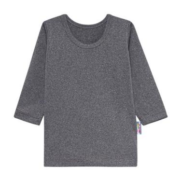 Imagem de Blusa térmica infantil de alta qualidade - EGE BABY, Preto, 6