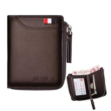 Imagem de Carteira Masculina Original Com Porta Moedas Cartões e Zíper - Deabola