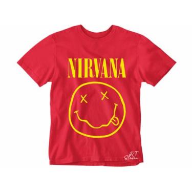 Imagem de Camiseta Nirvana camisa Banda de Rock Masculina e Feminina blusa Uniss