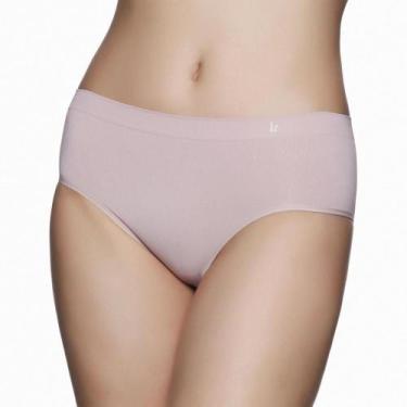 Imagem de Calcinha Cavada Liz 70220 Microfibra - Sem Costura, Blush, GG