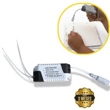 Imagem de Driver Plafon Led Reator Luminária 8w a 25w Bivolt - JBD