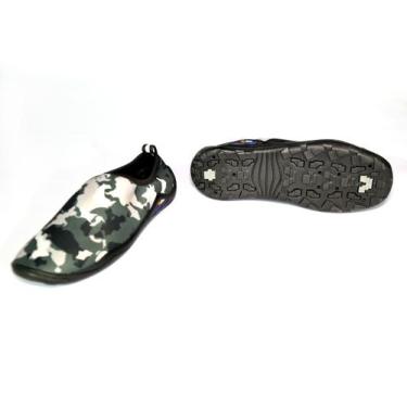 Imagem de Sapatilha Náutica Aquática Neoprene Pesca Praia Bike Esportes Unissex 