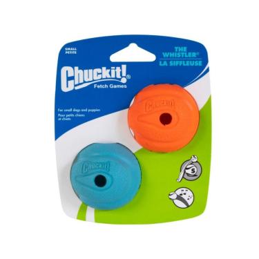 Imagem de Brinquedo Chuckit! The Whistler Ball Pack 2 Bolas Com Som de Assobio no Ar Para Cães Pe...
