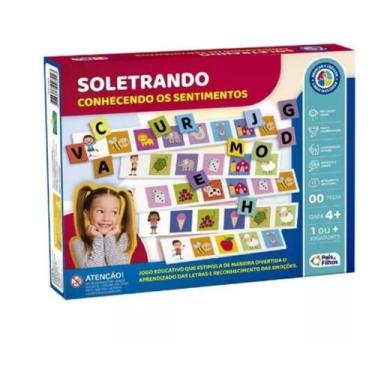 Imagem de Jogo Soletrando Conhecendo os Sentimentos 791918 Pais e Filhos - PAIS 