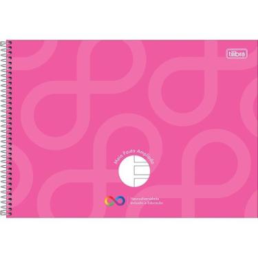 Imagem de Caderno meia pauta Tilibra neurodiversidade275x200mm 40fls
