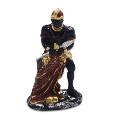 Imagem de Estátua Imagem Orixá Exu Proteção dos Caminhos 10 cm