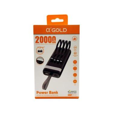 Imagem de Power Bank Marca GOLD 3IN1 Wireless 20000MAH Modelo BTE05
