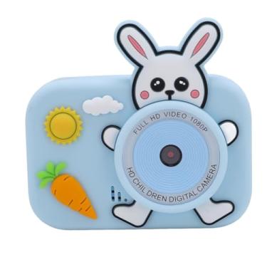 Imagem de Câmera Digital 1080P, Filmadora de Desenho Animado Com Foco Automático Com Tela de 2 Polegadas, Câmera Selfie Pequena e Compacta Com Reprodutor de Música, Jogos para Fotografia