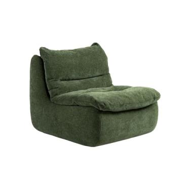 Imagem de Compression Sofa，Living Room Chaise Lounge Indoor,Comfy Reading Chair，Small Modern Sofa，forLiving Room,Bedroom,Apartment and Office,(Green)