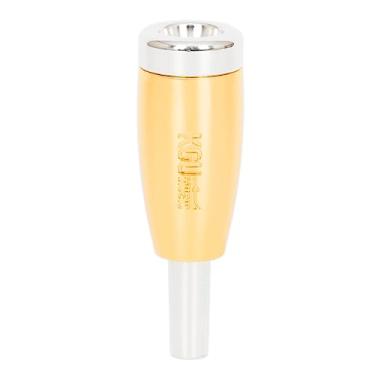 Imagem de Bocal de trompete Booster da KGU Music. BULLET Trumpet BOOSTER KGU feito sob medida (ouro 24K)