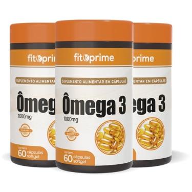Imagem de Kit 3x Ômega 3 Óleo de Peixe 1000mg 60 Cápsulas