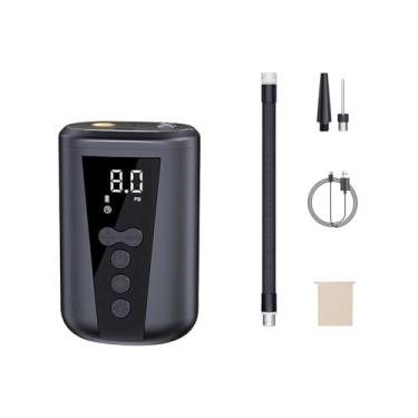 Imagem de Fancyes Bomba de bola elétrica com função de pressão inflável inteligente Balões inteligentes leves Bomba de bola automática portátil