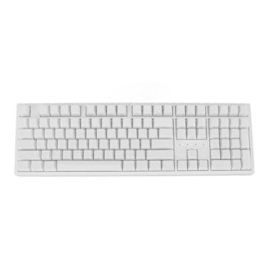 Imagem de Teclado Mecânico de 108 Teclas, Branco Multimodos Sem Fio 2.4G BT Type C Teclado Com Fio RGB Retroiluminado Interruptor Vermelho Chave Completa Teclado Ergonômico para Jogos