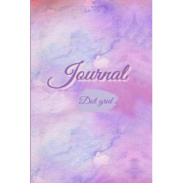 Imagem de Journal dot grid: A5 bullet dotted journal with a dot matrix inside for multiple use;sketchbook,notebook, bullet journal or diary. You got this "6 * 9" Flexi-cover Agenda, 200 pages.