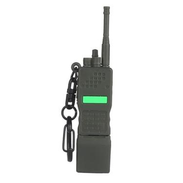 Imagem de Mini chaveiro em forma de walkie talkies interfone tático modelo de jogo chaveiro corrente bolsa pingente ornamento coleção de presente criativo