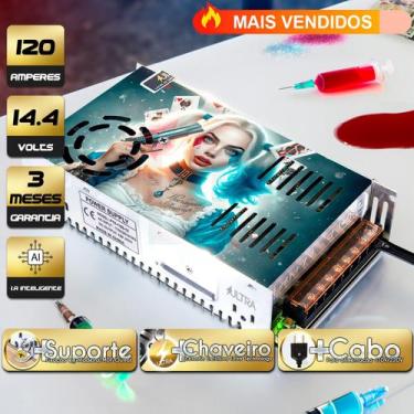 Imagem de Fonte Automotiva 120A 200A 14.4V Cheque Mate EDIÇÃO LIMITADA Som Autom