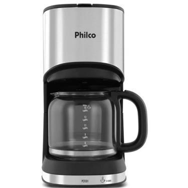 Imagem de Cafeteira Philco Compact Black Inox 550W 15 Xicaras 220V