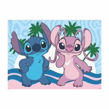 Imagem de Painel Gigante Decoração Festa Stitch Rosa Aniversário 1m - Piffer