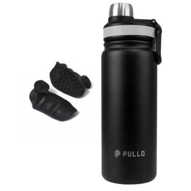 Imagem de Octo Maxgrip Fiber Preto + Garrafa Térmica Pullo Jack 650ML Preto, PRE