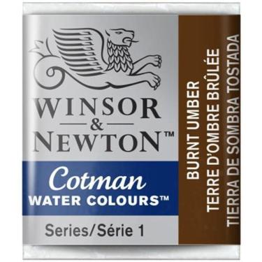 Imagem de Aquarela Cotman W&N Burnt Umber Half Pan 076