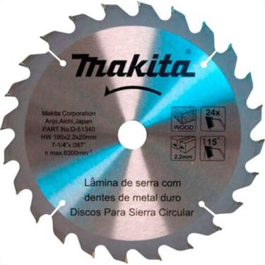 Imagem de Serra Widea Makita 7.1/4X24X20 -340 - MAKITA ACESSORIOS
