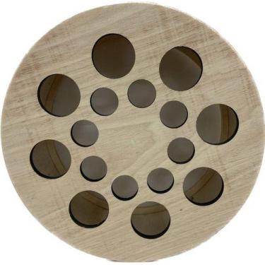 Imagem de Carretilha De Madeira Para Pipa 38 Cm Diâmetro - Malaysia Collection