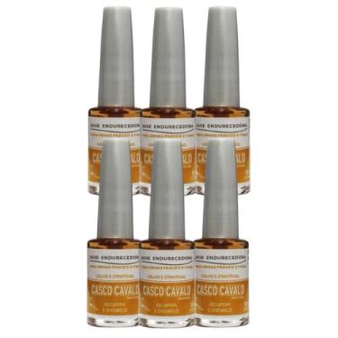 Imagem de Kit 6 Base Endurecedora Casco Cavalo 8Ml - Trop Care