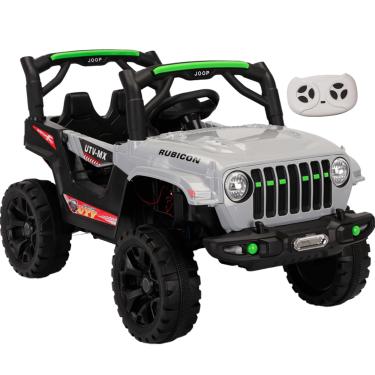 Imagem de Carro Eletrico Bang Toys Jeep Rubicon UTV MX 12V Controle Cinza