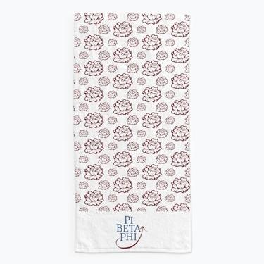 Imagem de Sorority Shop Toalha de praia Pi Beta Phi - Design leve da marca 162 cm x 76 cm, cobertor de praia de microfibra macia, leve e durável, Pi Beta Phi, absorção de água, secagem rápida