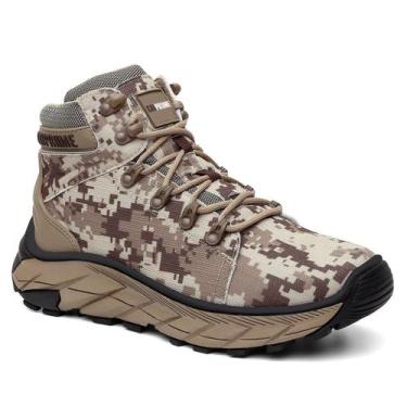 Imagem de Coturno CATPRIIME de Couro com CA - Camuflado - Solado Antiderrapante,