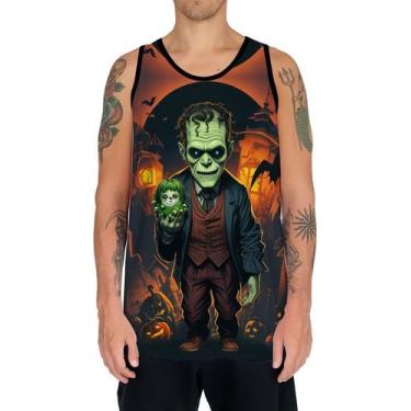 Imagem de Camiseta Regata Tshirt Halloween Frankenstein Zombi Susto 2 - Enjoy Sh