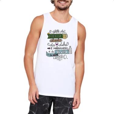 Imagem de Camiseta Regata Efeito cerveja vinho e vodka - Alearts, G