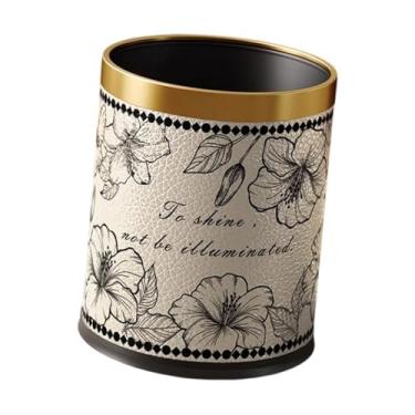 Imagem de WeiLaiKeQi Lixo redondo pode desperdiçar lixo lixo lixo lixo para lavanderia banheiro banheiro banheiro banheiro, Style E