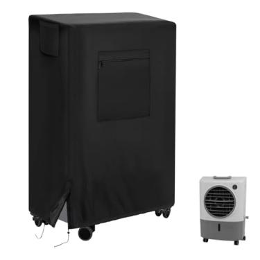 Imagem de Capa de resfriamento evaporativo para resfriador evaporativo portátil Hessaire 1300 CFM MC18M/MC18V, capa impermeável para refrigerador de pântano/ar condicionado externo - 53 x 28 x 71 cm