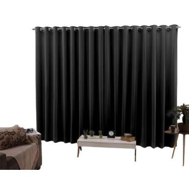 Imagem de Cortina 6,00x2,50 Sala Quarto Cozinha Blackout Corta luz - Shoppingnet