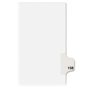 Imagem de Divisórias de exibição legais individuais Avery, aba lateral, 21 x 28 cm, conjunto com 25 unidades., Estilo 158, Branco