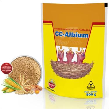 Imagem de Cc Albium 500g Biotron Alimento Papa Para Criar Filhotes Aves e Pássar