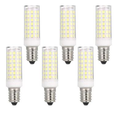 Imagem de 6x Lâmpada Halopin Led E14 12w 88 Leds Lustres Arandela - Golden Sky, 