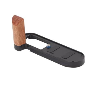 Imagem de SZZCNOX Suporte de metal em L para Leica X1/X2, placa de base de liberação rápida Arca compatível com câmeras Leica X1/X2, com orifício de tripé de 1/10.2 cm-20 e almofadas antiderrapantes (preto)