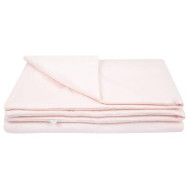 Imagem de Edredom Bebê para Berço Liso 90cm x 70cm Rosa Claro - Hug