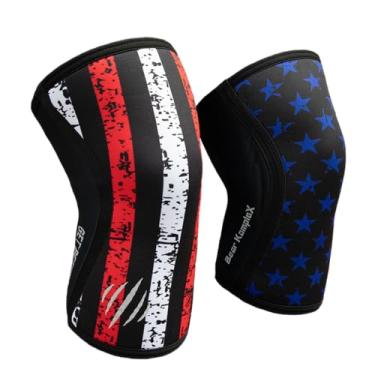 Imagem de Bear KompleX Joelheiras para homens e mulheres - Joelheira de compressão de neoprene e retenção de calor de 5 mm para levantamento de peso, agachamento e levantamento de peso