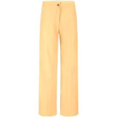 Imagem de Calça Reta Alfaiataria em Linho com Cintura Alta-Feminino